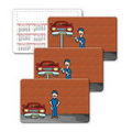 Calendar Card Wallet Size / Lenticular Mechanic Animation Effect (Blank)